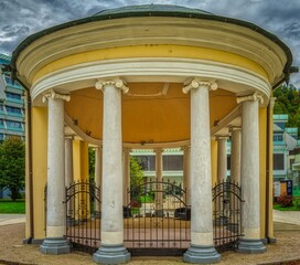 building with columns