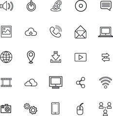 set of icons for web