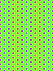 Glowing spheres on green, cartoon seamless vector pattern
