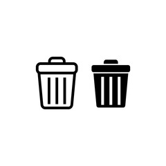 Trash can icon