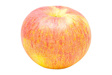 Cutout single red apple. Fruit and Healthy Food Element.