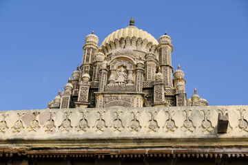 Fototapeta premium 08 December 2022, Pune, India, Bhuleshwar Temple near Pune India, Hill top temple of hindu god shiva.