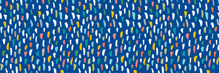 Grunge doodles pattern. Tribal simple ornament seamless pattern. Grunge ethnic background. Simple doodle pattern. Modern fabric design. 80s or 90s clothes fabric. Contemporary ornaments.