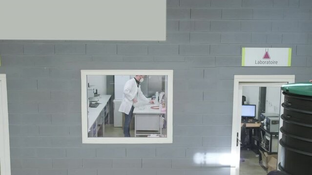 Science Technicians Working In A Research Laboratory