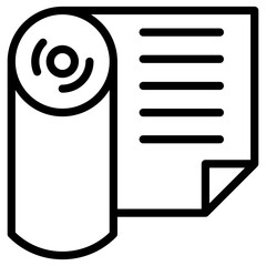 roll paper icon