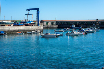 Naklejka premium Port of Candelaria city in Tenerife. Canary Islands. Spain.