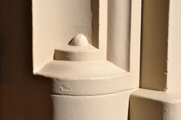 Carved Stone Decoration on Window Frame 