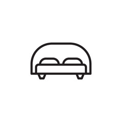 bedroom vector for Icon Website, UI Essential, Symbol, Presentation