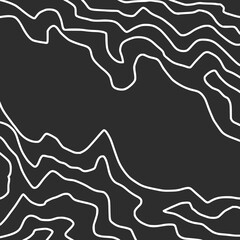 Simple background with contour line pattern and with some copy space area
