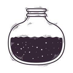 esoteric magic potion flask