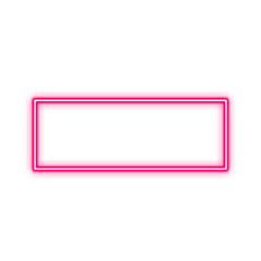 Fototapeta premium Geometric Neon Sign Shape