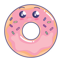 sweet donut kawaii