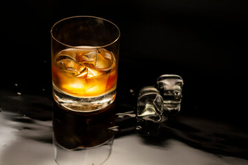 whiskey with ice