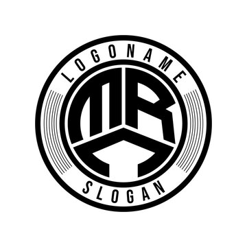 MRC letter logo design on white background. MRC creative initials letter logo concept. MRC letter design.