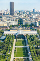 Grand Palais Ephemere on the Champs de Mars park in Paris, France