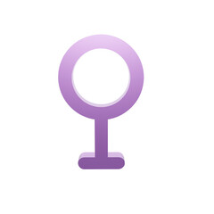 tranvesti icon gender sign 3d render object icon illustration