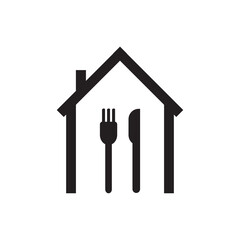 Food house restaurant  logo design