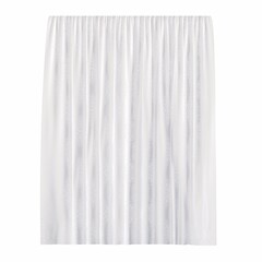 curtain isolated on white background, 3D illustration, cg render