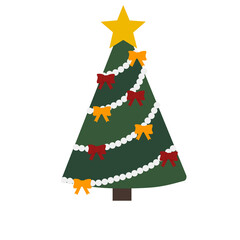 abstract christmas tree