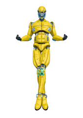 Fototapeta premium test machine is floating