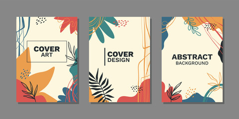 Social media stories and post creative cover template