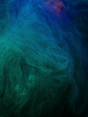 inks in water, color abstract explosion