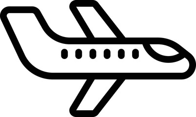 Plane Vector Icon Design Illustration
