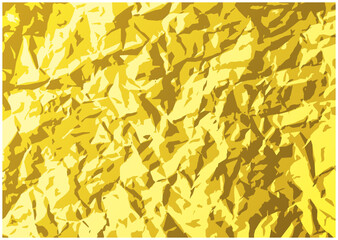 皺のある金箔のテクスチャ　背景　壁紙