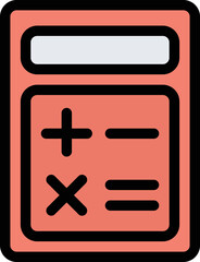 Fototapeta premium Calculator Vector Icon Design Illustration