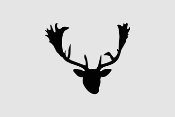 Logo, deer shadow, deer icon, vector deer design, deer logo