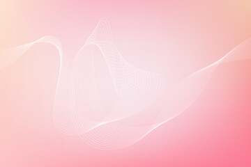Gentle pink gradient and Futuristic digital lines. Crystal Rose color background. A symbol of modern romance. color palette for spring and summer 2023.