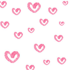 seamless pattern with hearts