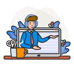 SEO Optimization, seo marketing social media concept. 