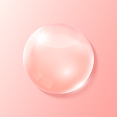 Obraz premium Hyaluronic Acid solution in the shape drop water. Collagen vitamins complex with Chemical formula from nature. Beauty treatment nutrition skincare design. Medical concepts. 3D Realistic Vector.