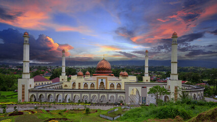 mosque in the morning
