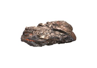 river stone isolated on white background