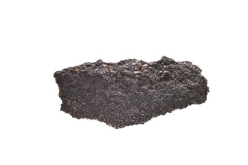 asphalt isolated on white background