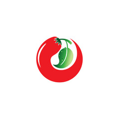 red chili logo vector illustration design