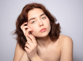 Fototapeta premium Portrait of beautiful girl