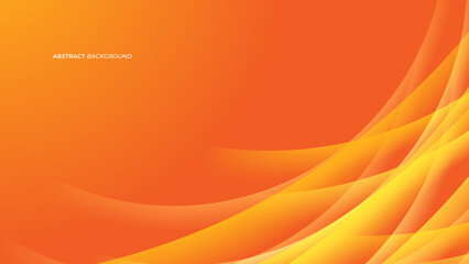 Warm tone and Orange color background abstract art vector with minimal gradient.