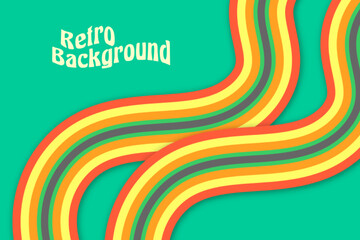 Abstract retro background design