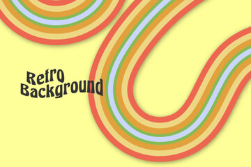 Abstract retro background design