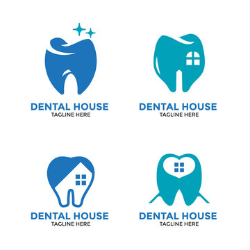 Collection of Dental Clinic Emblem Design Template