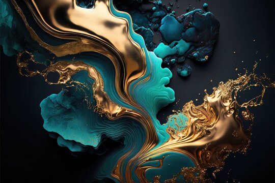 colorful background with liquids