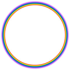 Disque cadre arc-en-ciel 