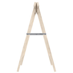 3D rendering illustration of a trestle support