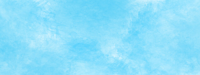 Abstract blue sky Water color background, Illustration, texture for design.
Blue watercolor splash stroke grunge backdrop background. 
Blue paint with watercolor paper texture grunge. Blue watercolor 