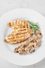 Creamy Garlic Mushroom Chicken