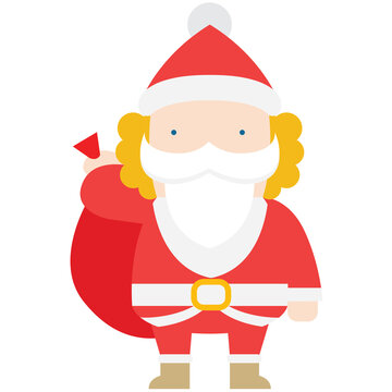 Santa with a bag of gifts
