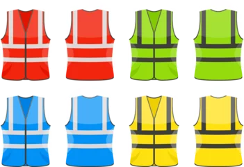 Foto op Canvas vector safety vests © FreeSoulProduction
